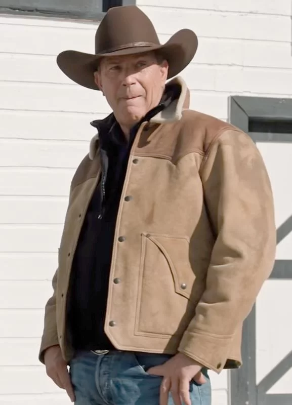 Kevin Costner Yellowstone Leather Jacket